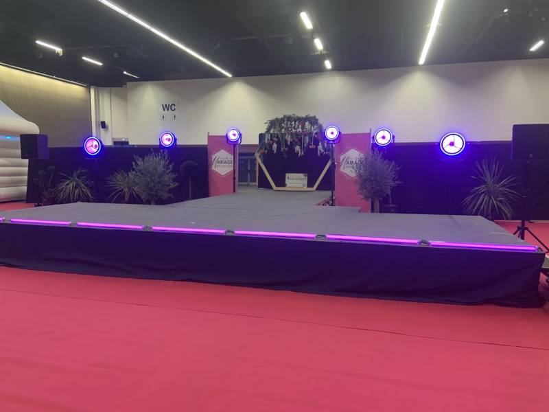 Prestation événementielle son, lumière et structure par CEC Sonorisation