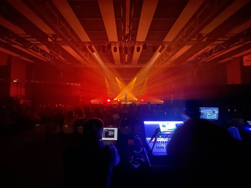 Prestation événementielle son, éclairage et scène pour Saint Claude dans le Jura