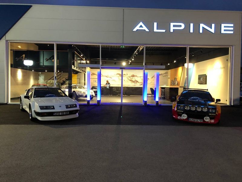 Inauguration de l’Alpine A110 à Villefranche sur Saône