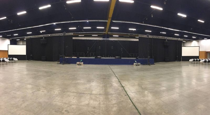 Installation son et lumière tournée